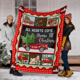Red Truck Christmas Blanket copy