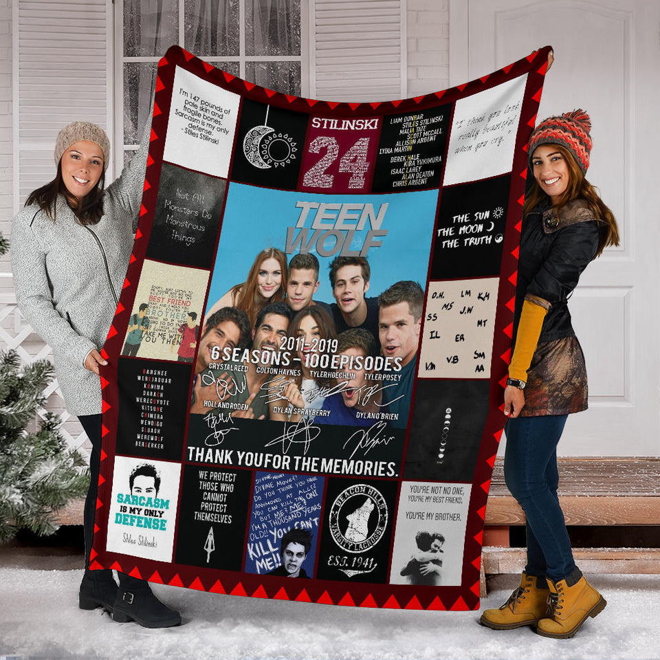 Teen Wolf Blanket copy