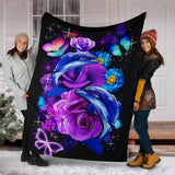 Beautiful Dolphin Dolphin Lovers Blanket