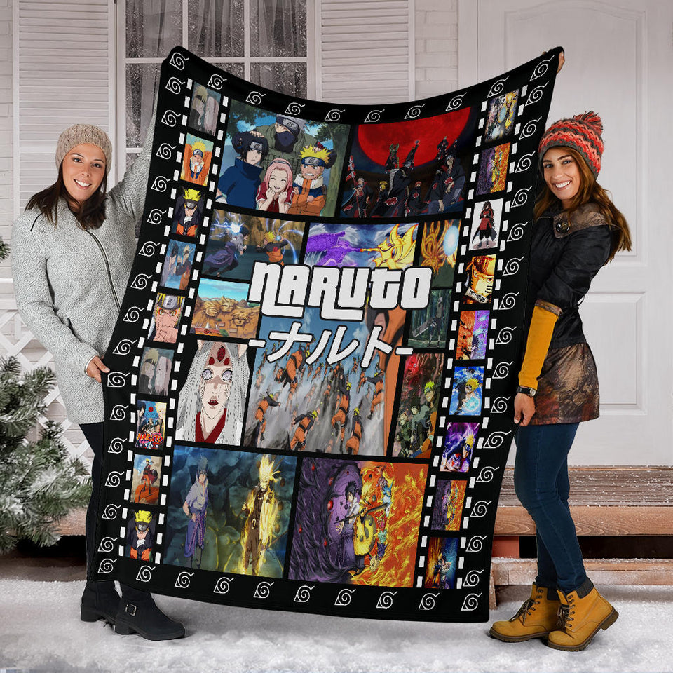 Naruto Anime 3D Blanket-min