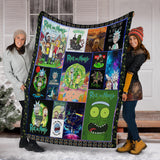 Rick and Morty Blanket