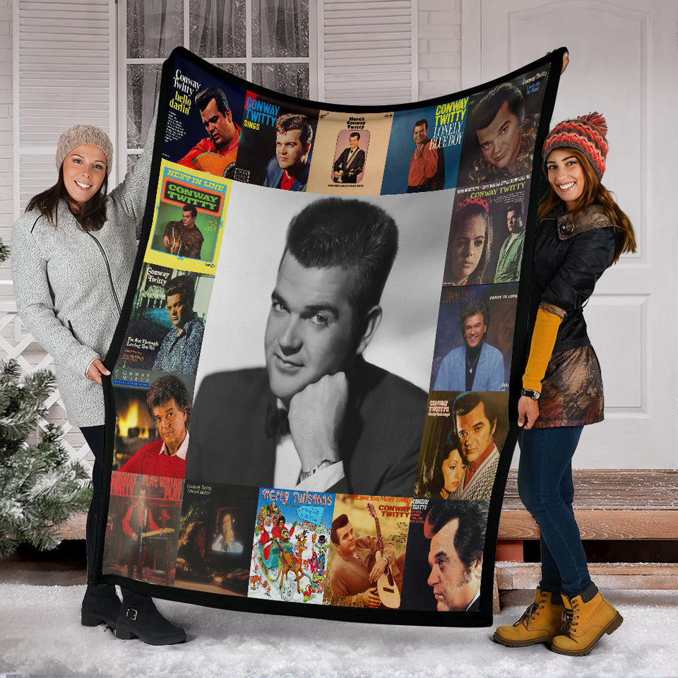 Conway Twitty Style Three Blanket copy