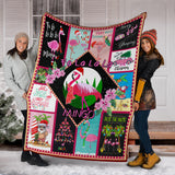 A Very Pink Christmas Blanket