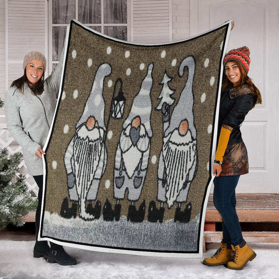 Christmas Gnomes Blanket
