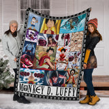 One Piece Luffy Anime For Fans 3D Throw Blanket