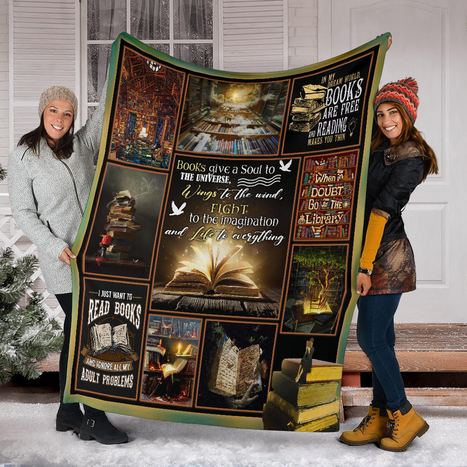 I Love Reading Blanket copy