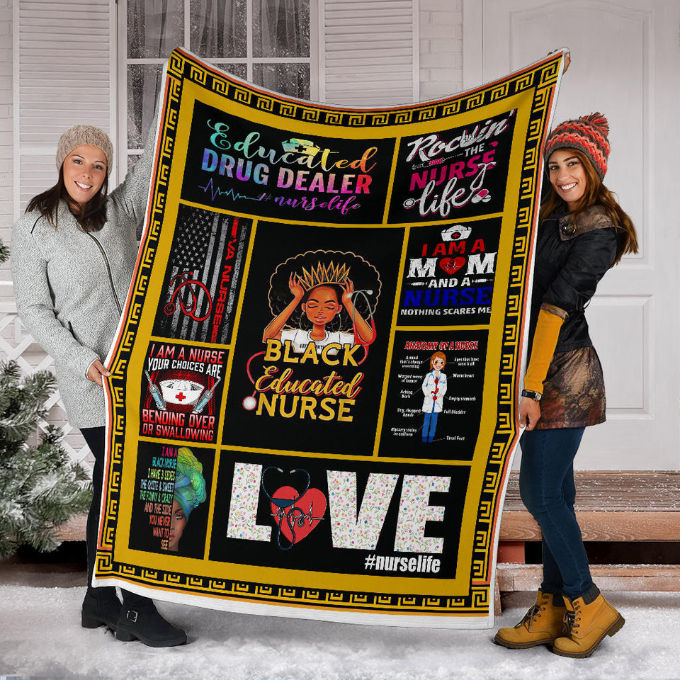 Proud Black Nurse Christmas Nursing