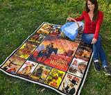 Wayne American Fleece Sherpa Blanket - Quilt