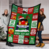 Merry Jeep-Mas Blanket copy