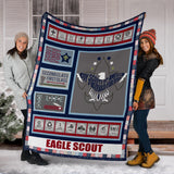 Eagle Scout 3D Quilt Blanket