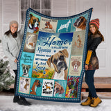 I Love My Boxer Blanket copy