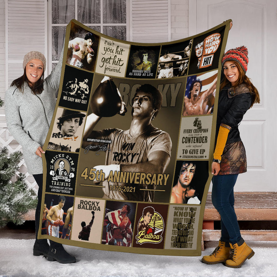 Rocky Blanket 45th Anniversary Quilt