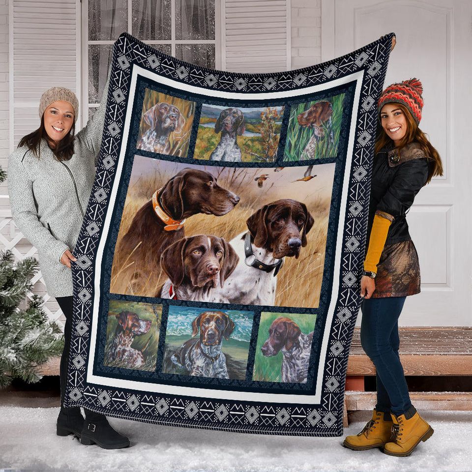 german shorthaired pointer blanket