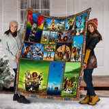 Madagascar Movies Blanket