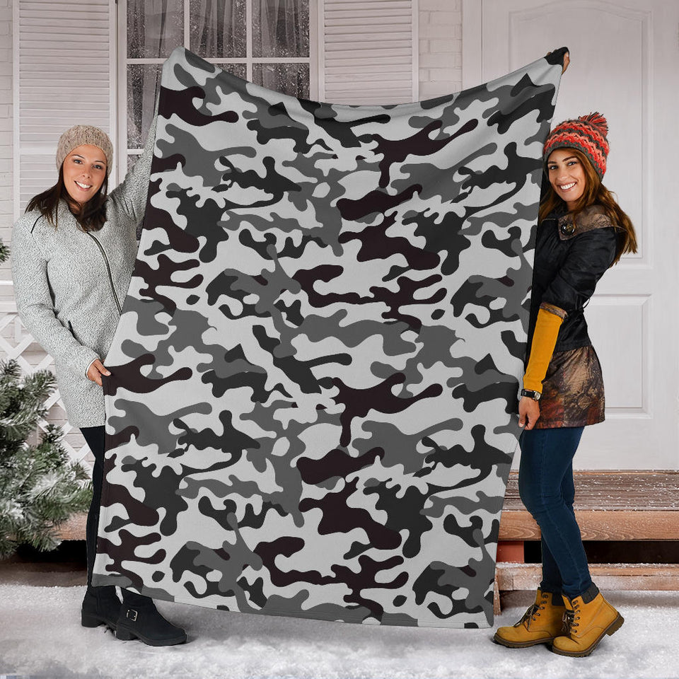 Grey Camouflage Gray Camo Pattern