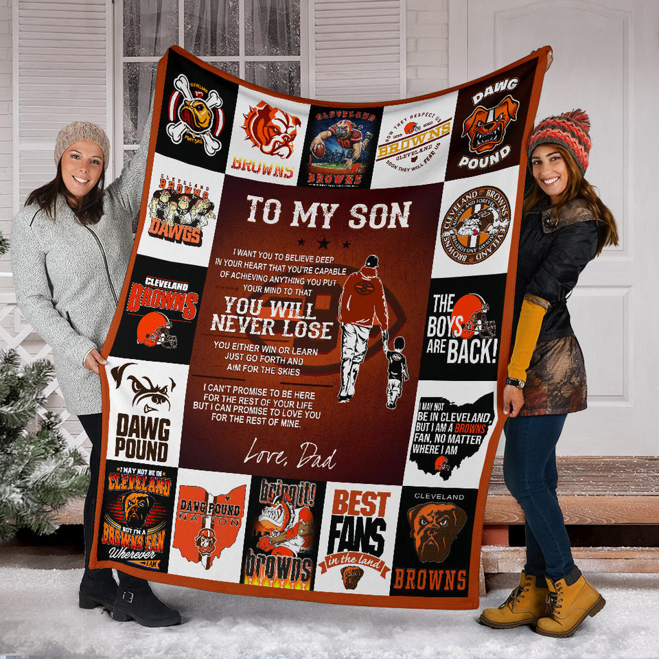 Cleveland Browns Quilt Blanket 01 copy