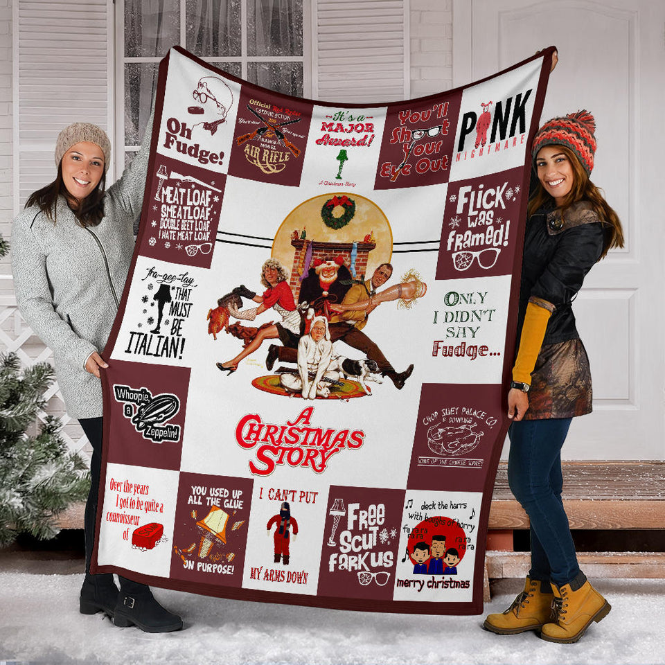 a christmas story blanket copy