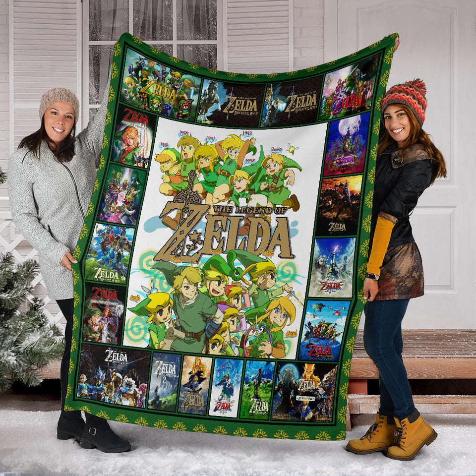 The Legend of Zelda V3 Blanket copy