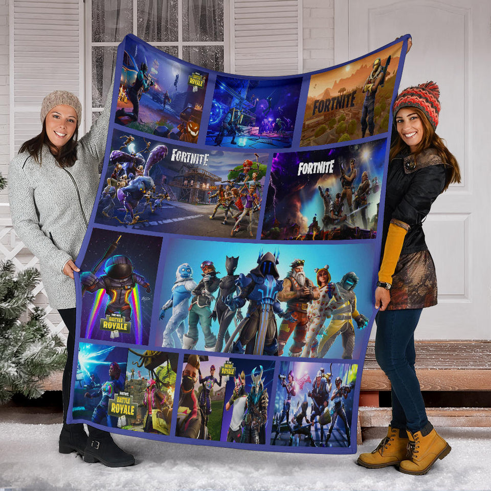 Fortnite Quilt Blanket