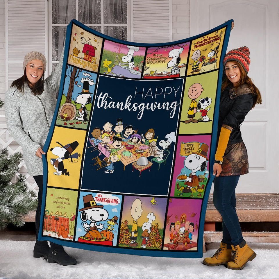 Thanksgiving Blanket Snoopy