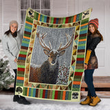 The Deer King Of Hunter Blanket