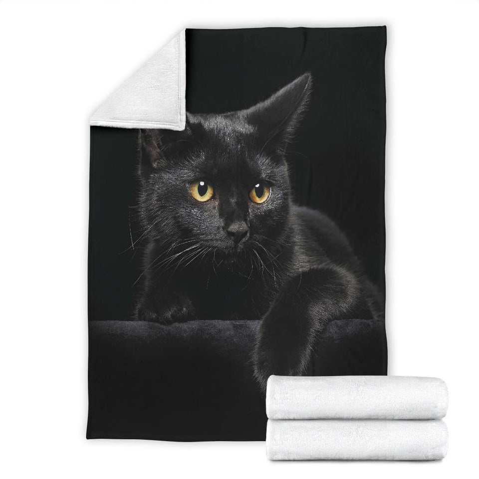black cat blanket