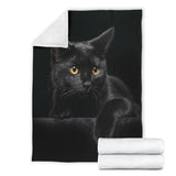 black cat blanket