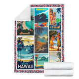 Hawaii Blanket Hawaiian Culture & History Quilt