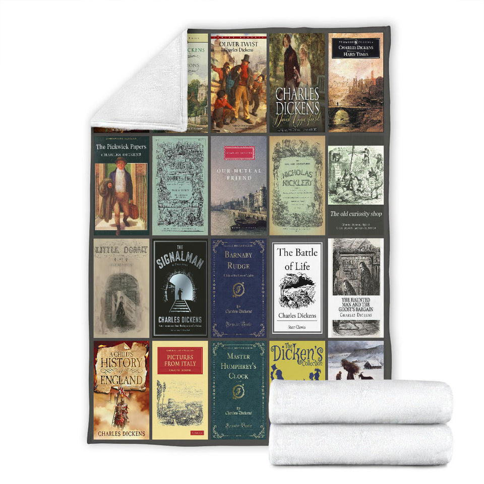Charles Dickens Books Quilt copy