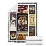 Love alpaca blanket