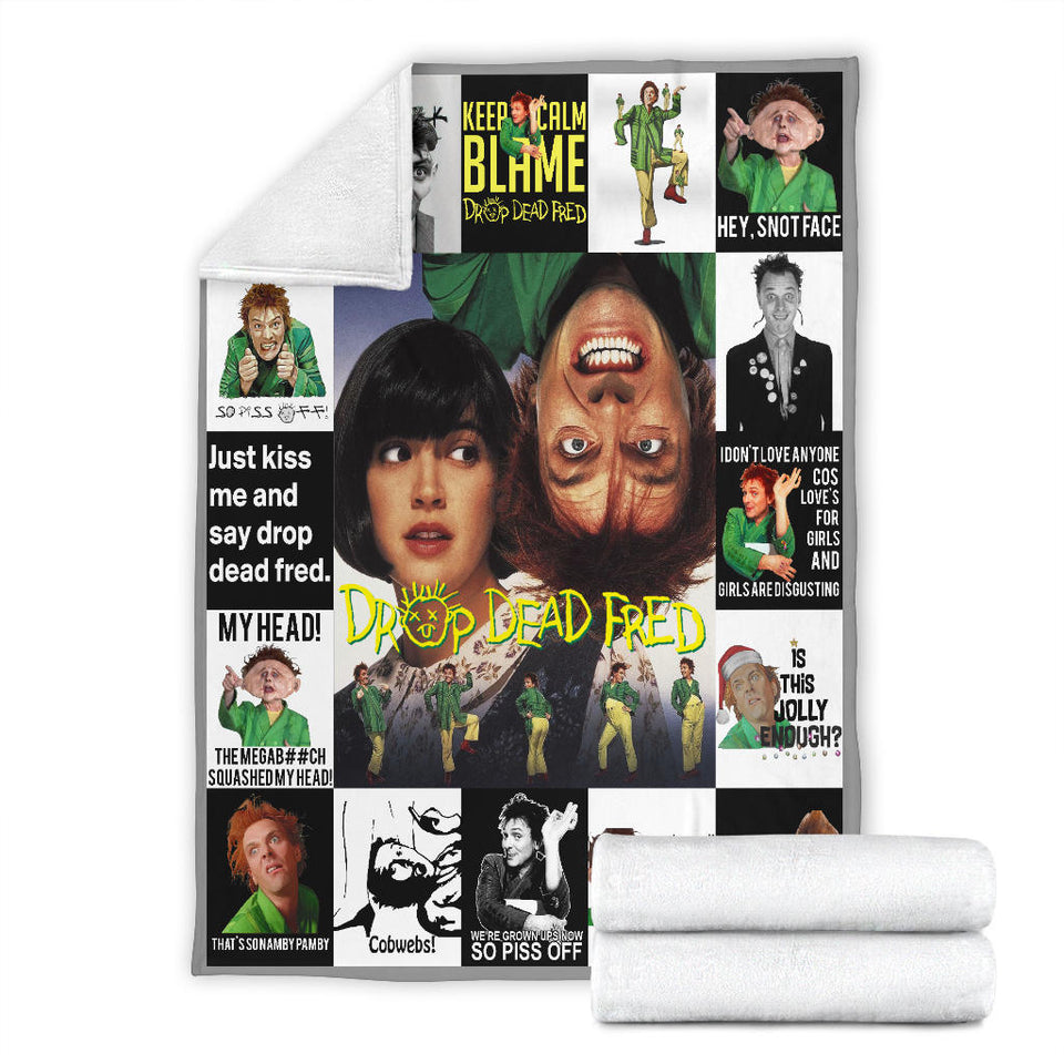 Drop Dead Fred V3 Blanket
