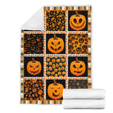 Pumpkin Emoticon Blanket