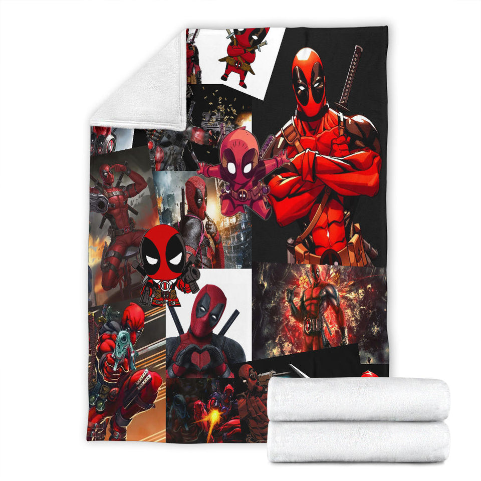 Deadpool Blanket Deadpool 3D Quilt