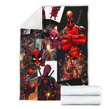Deadpool Blanket Deadpool 3D Quilt