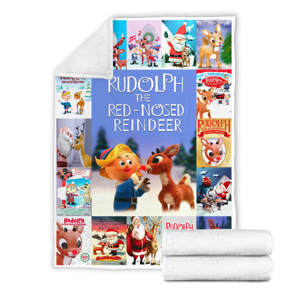 Rudolph The Red Nosed Reindeer Blanket