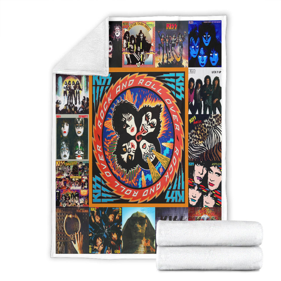 Kiss Blanket Kiss Rock Band Quilt