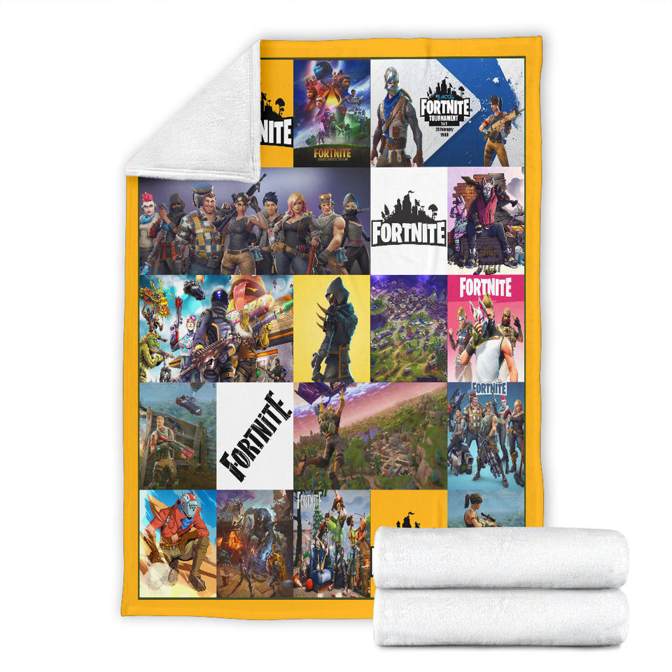 Fortnite 3D Quilt Blanket