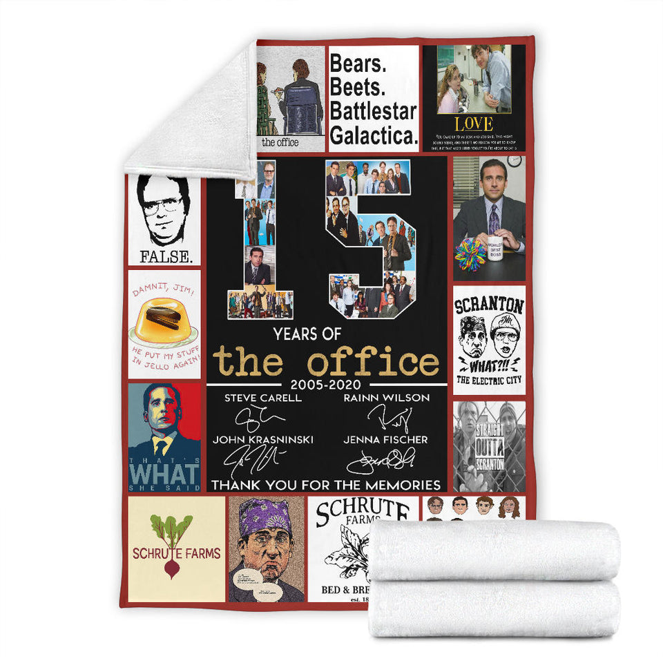 The Office Blanket 15 Years Of The Office copy