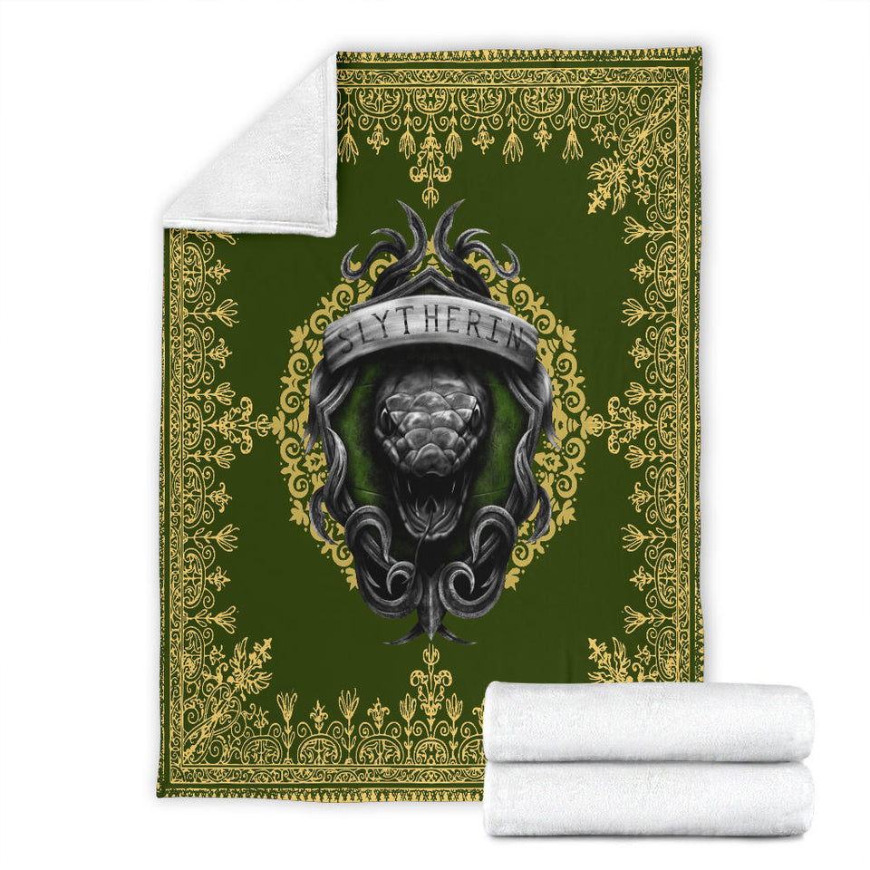Mandala The Slytherin Snake Harry Potter Blanket copy