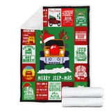 Merry Jeep-Mas Blanket copy