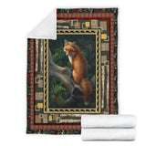 Fox - Fox On Tree Quilt