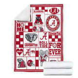 Alabama Crimson Tide Ver4 Blanket