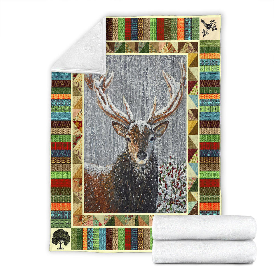 The Deer King Of Hunter Blanket