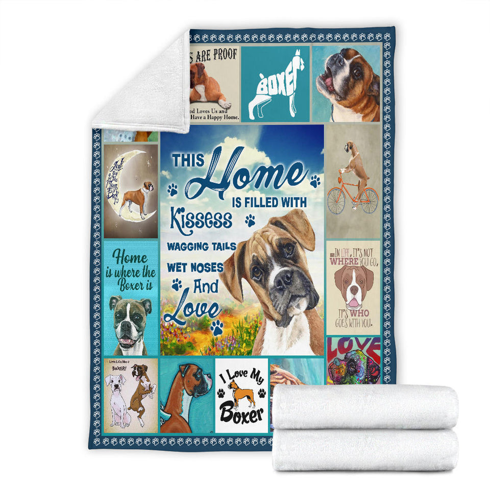 I Love My Boxer Blanket copy