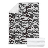 Grey Camouflage Gray Camo Pattern