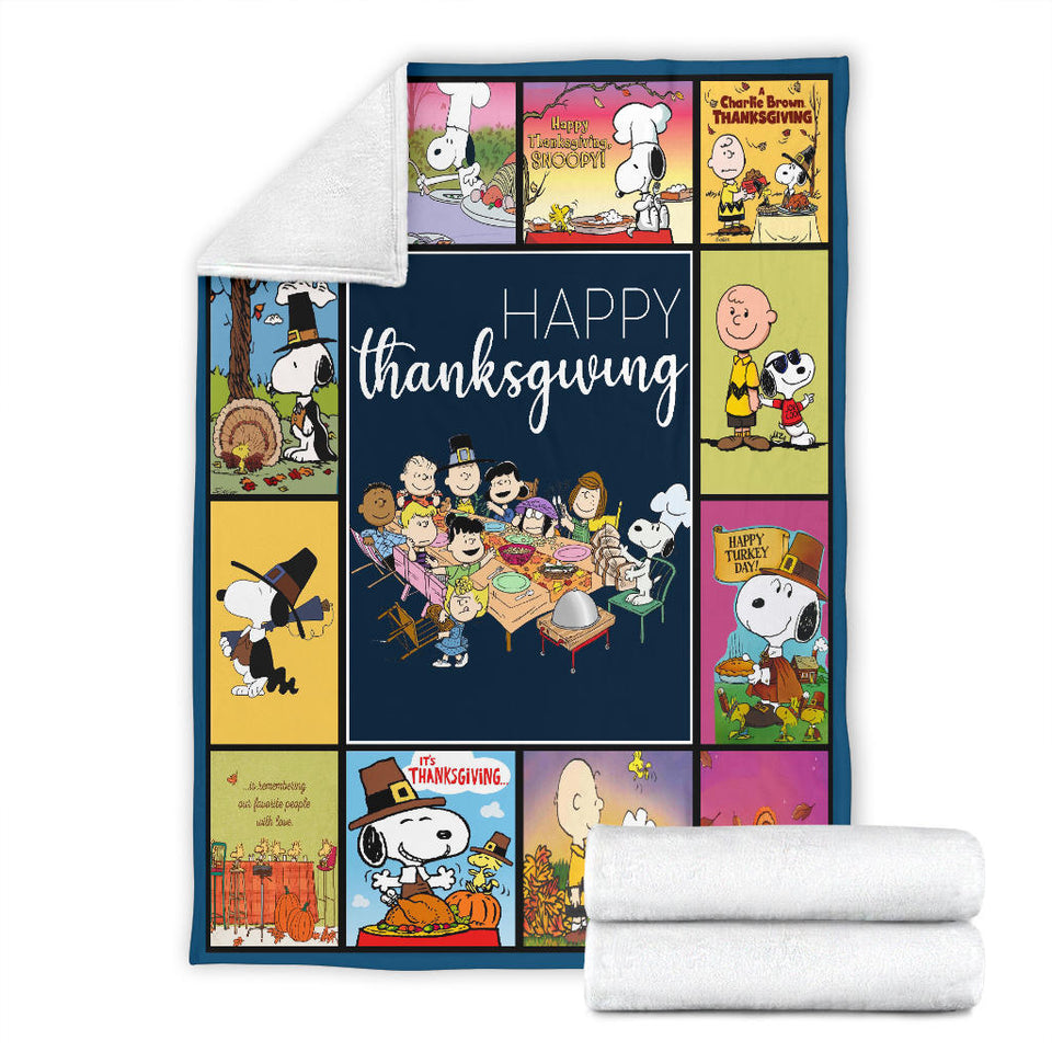 Thanksgiving Blanket Snoopy