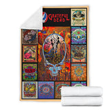 Grateful Dead Quilt Blanket