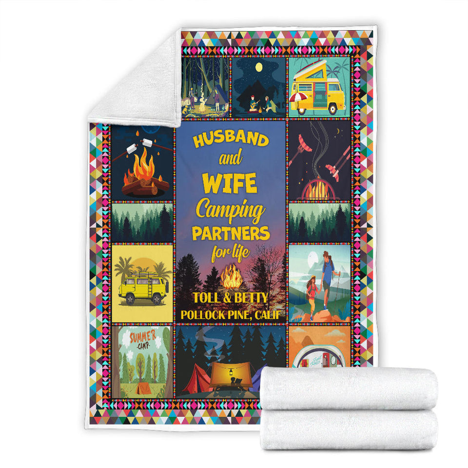Husband and Wife Camping Partners for Life