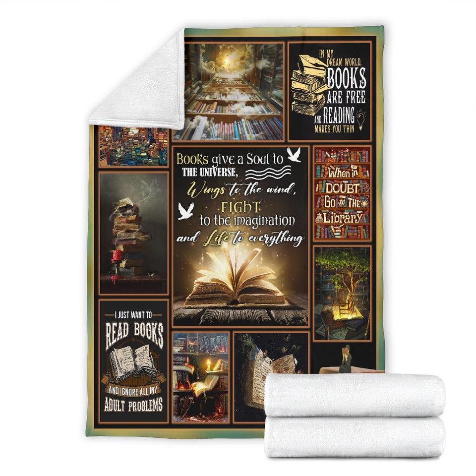 I Love Reading Blanket copy