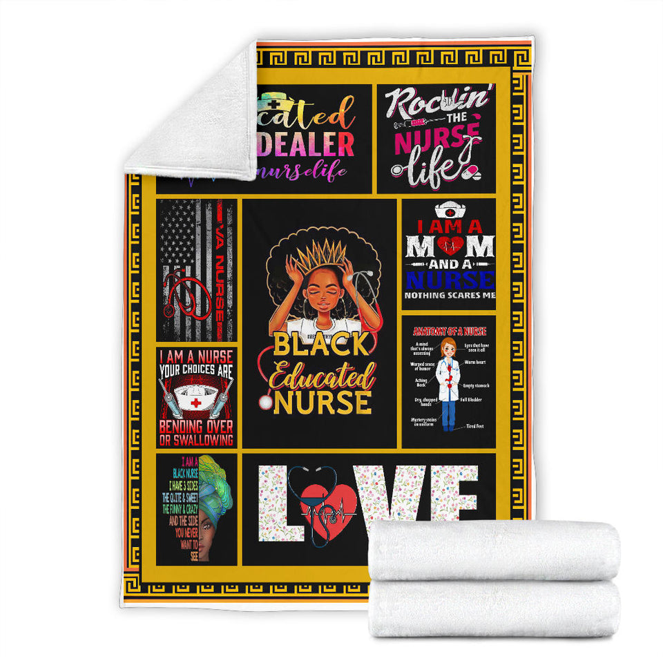 Proud Black Nurse Christmas Nursing